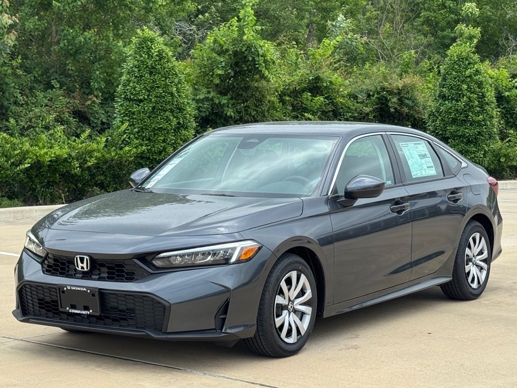 2026 Honda Civic LX Gray at Community Honda