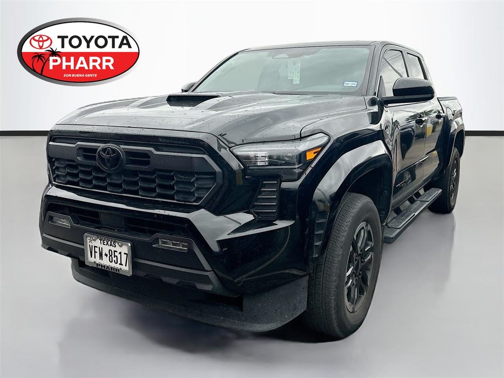 Black 2024 Toyota Tacoma TRD Sport Double Cab RWD Pickup Truck 4X2 8-Speed Automatic