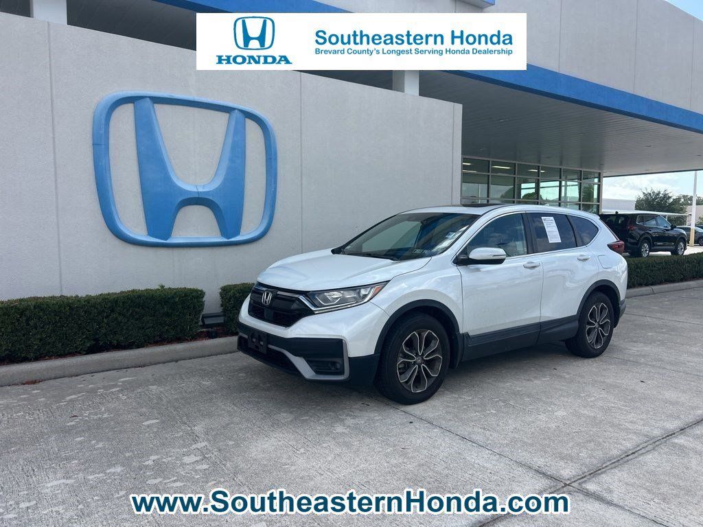 White 2020 Honda CR-V EX FWD SUV / Crossover Front-Wheel Drive Continuously Variable Transmission