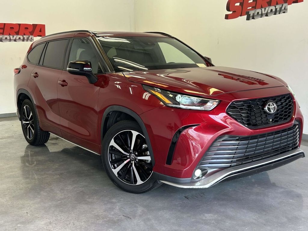 Red (Ruby Flare Pearl) 2021 Toyota Highlander SUV / Crossover Front-Wheel Drive 8-Speed Automatic