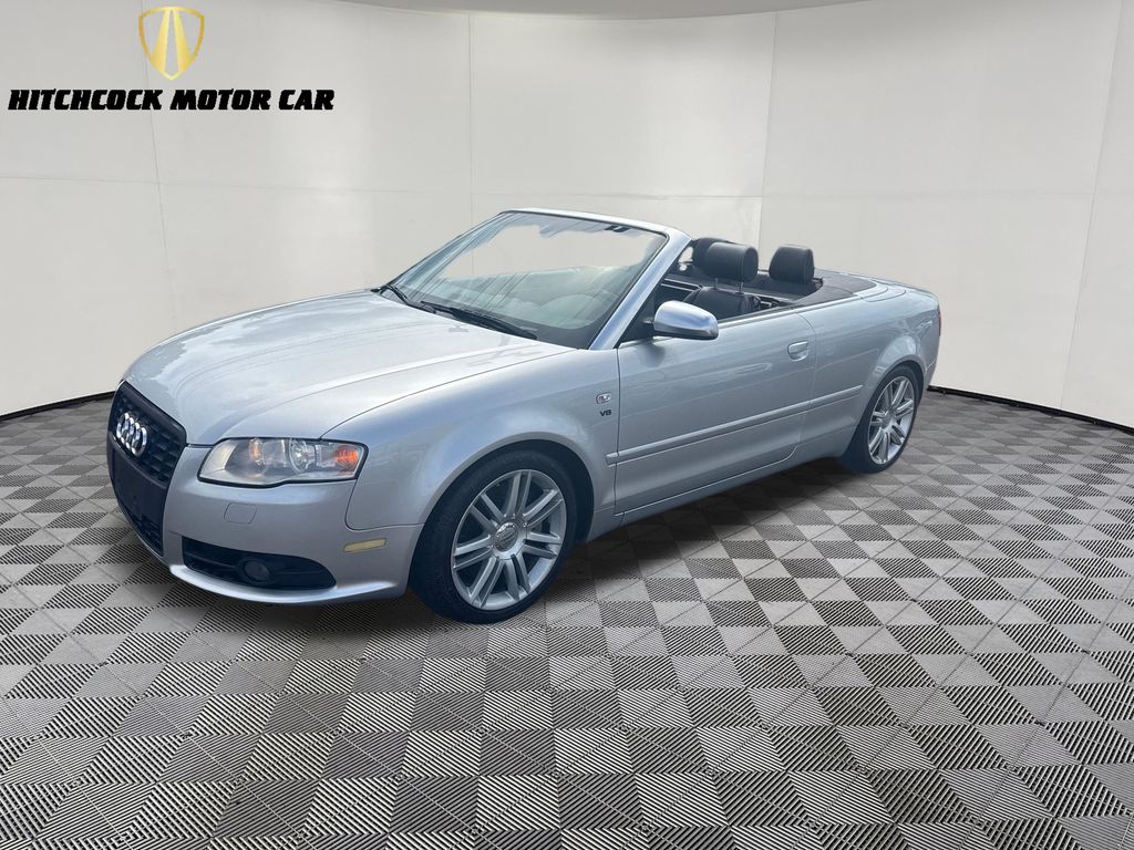 Silver 2007 Audi S4 Convertible All-Wheel Drive 6-Speed Automatic