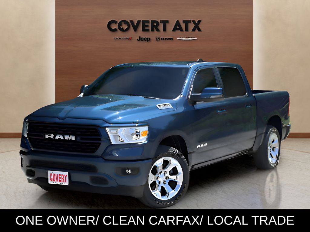 Patriot Blue Pearlcoat 2024 RAM 1500 Pickup Truck 4X2 8-Speed Automatic