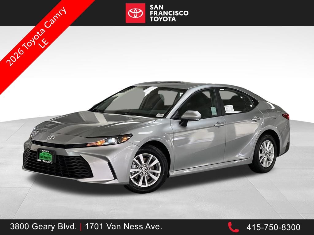 Celestial Silver Metallic 2026 Toyota Camry Sedan Front-Wheel Drive Continuously Variable Transmission