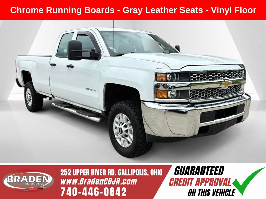 Summit White 2019 Chevrolet Silverado 2500HD Pickup Truck Four-Wheel Drive 6-Speed Automatic Overdrive