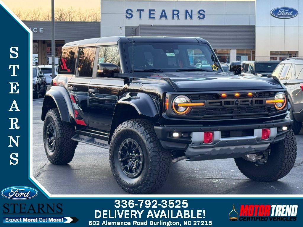Shadow Black 2025 Ford Bronco Raptor SUV / Crossover Four-Wheel Drive Automatic