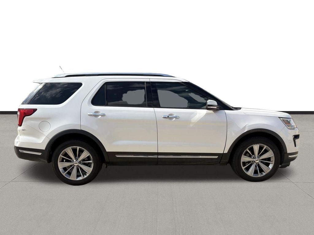 2018 Ford Explorer Limited White at Cook Ford
