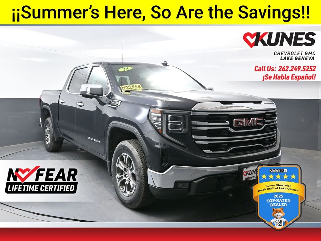 Titanium Rush Metallic 2024 GMC Sierra 1500 Pickup Truck Four-Wheel Drive Automatic