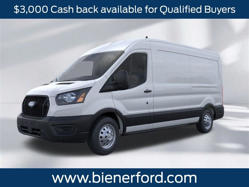 Oxford White 2026 Ford Transit Cargo Van All-Wheel Drive