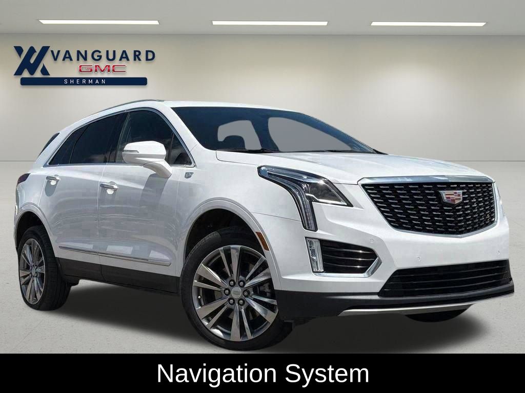 Crystal White 2024 Cadillac XT5 Premium Luxury FWD SUV / Crossover Front-Wheel Drive 9-Speed Automatic