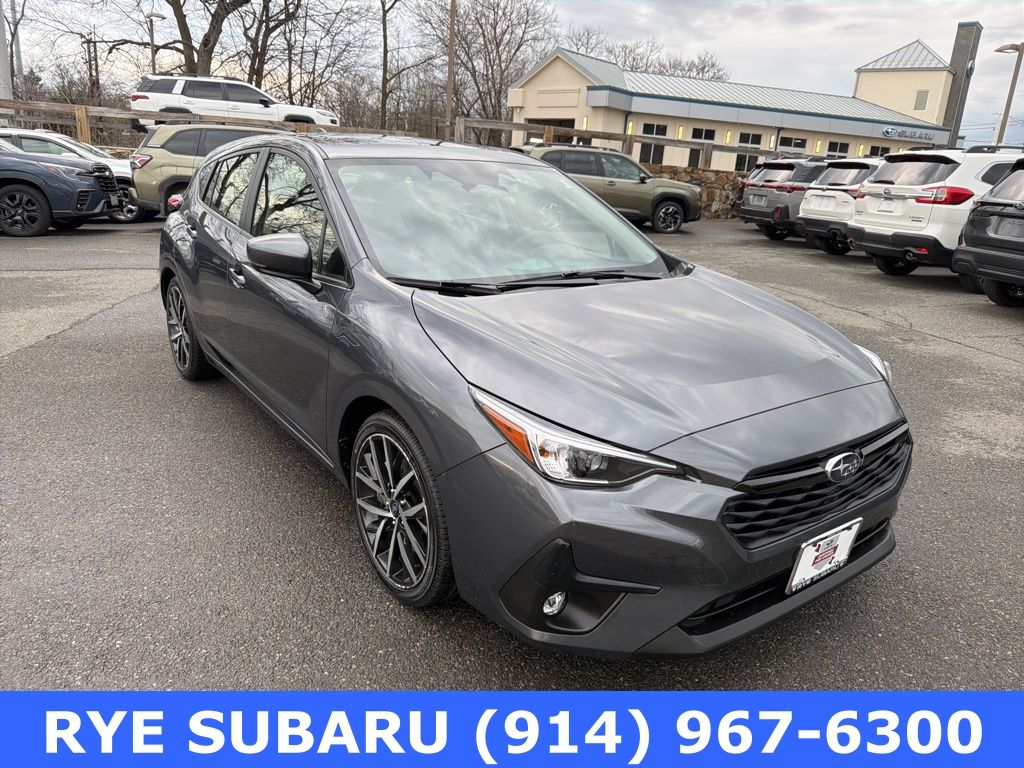 Gray Metallic 2024 Subaru Impreza Sport AWD Wagon All-Wheel Drive Continuously Variable Transmission
