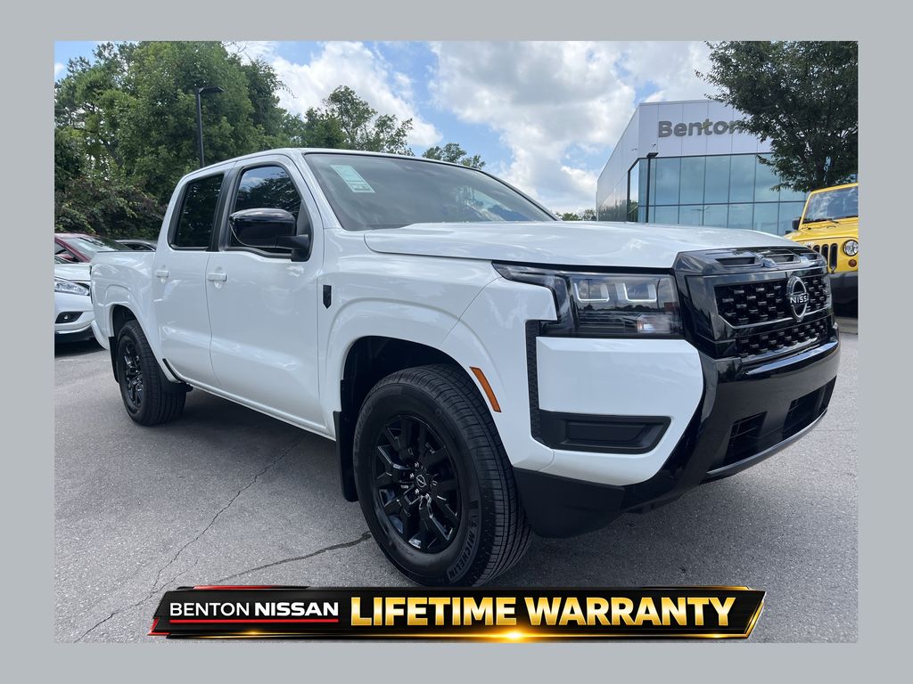 Glacier White 2026 Nissan Frontier Pickup Truck 4X2 9-Speed Automatic Overdrive