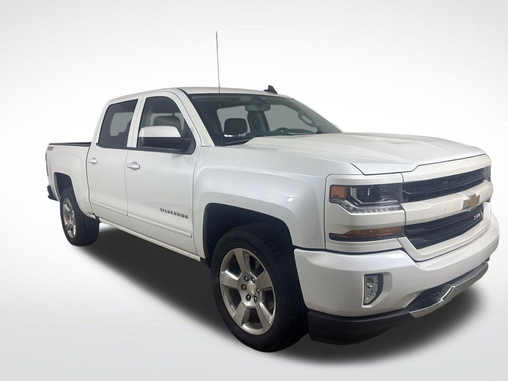 White (Iridescent Pearl Tricoat) 2017 Chevrolet Silverado 1500 LT Crew Cab 4WD Pickup Truck Four-Wheel Drive 6-Speed Automatic Overdrive