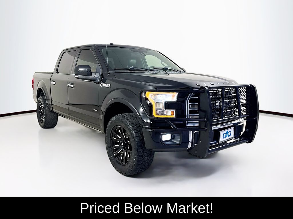 Shadow Black 2016 Ford F-150 Pickup Truck Four-Wheel Drive 6-Speed Automatic