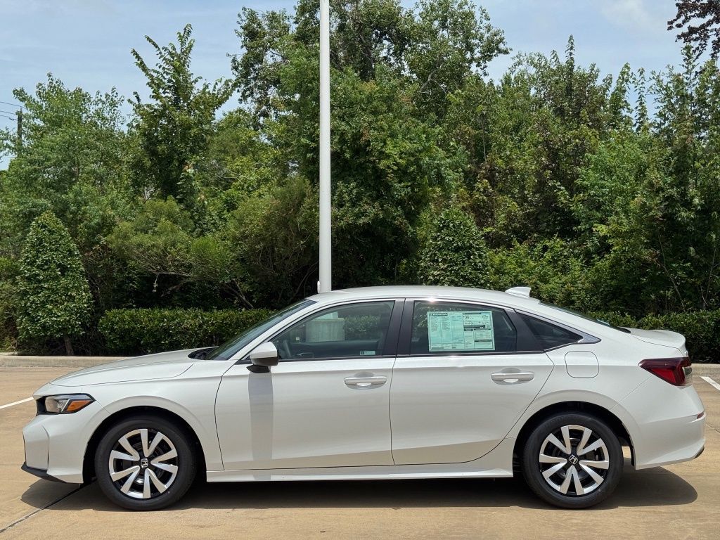 2026 Honda Civic LX White at DeMontrond Ford