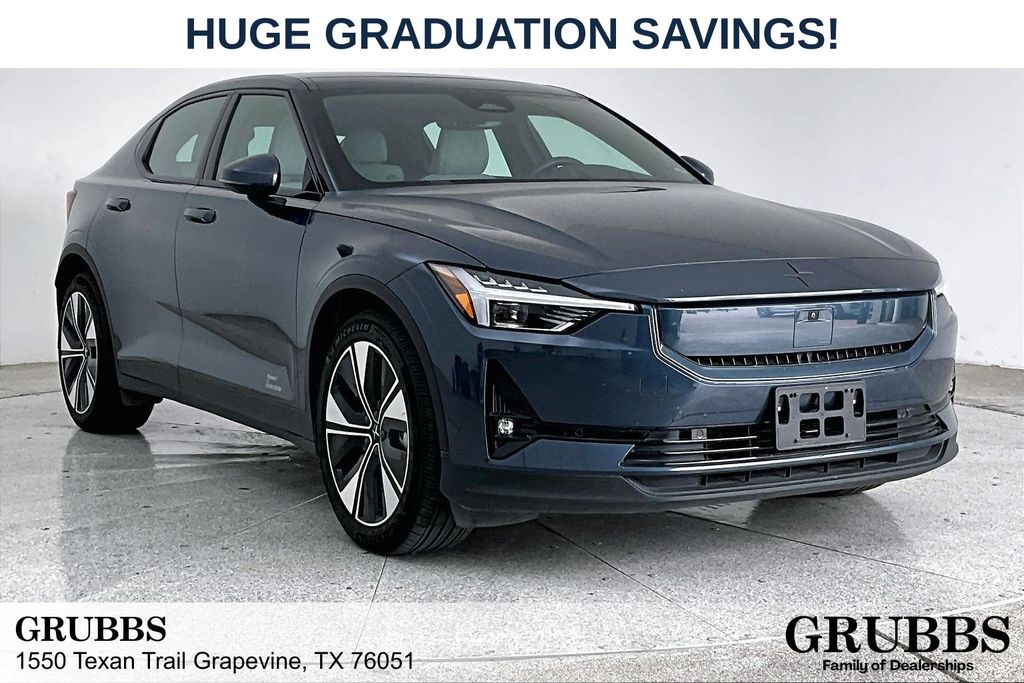 Space Metallic 2024 Polestar 2 Long Range Dual Motor AWD Sedan All-Wheel Drive 1-Speed Automatic