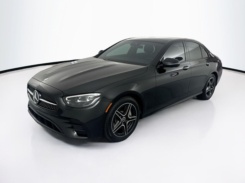 Obsidian Black Metallic 2023 Mercedes-Benz E-Class E 450 4MATIC Sedan All-Wheel Drive 9-Speed Automatic