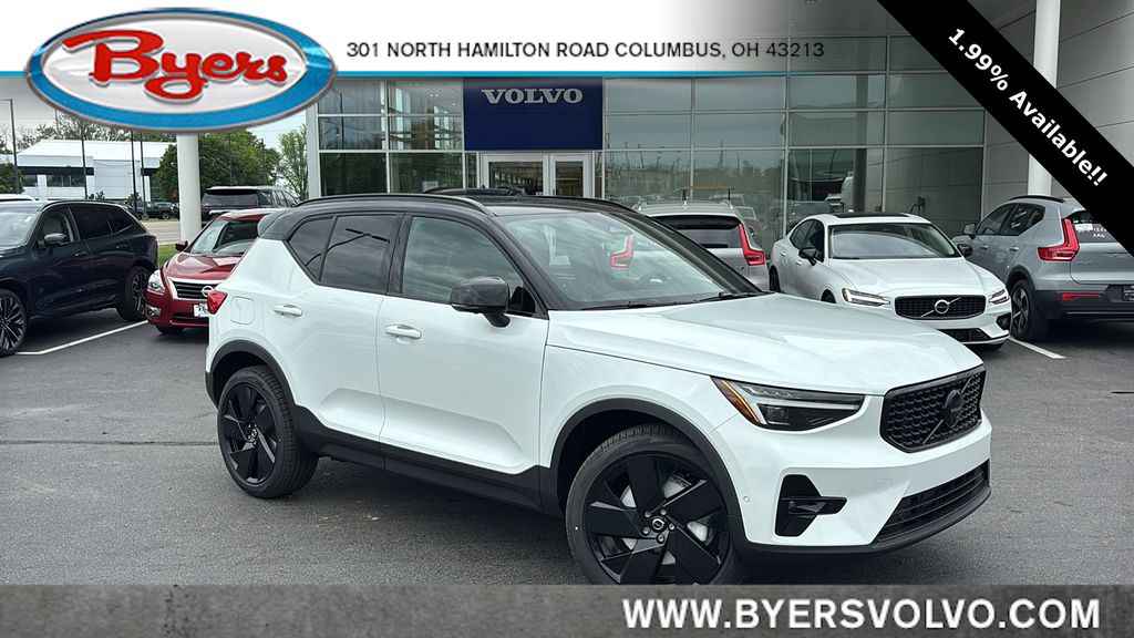 Crystal White with Black Roof 2026 Volvo XC40 SUV / Crossover All-Wheel Drive Automatic