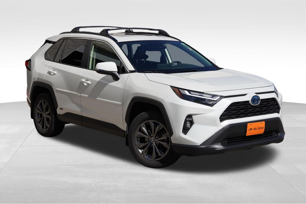 White (Blizzard Pearl) 2022 Toyota RAV4 Hybrid SUV / Crossover All-Wheel Drive Continuously Variable Transmission