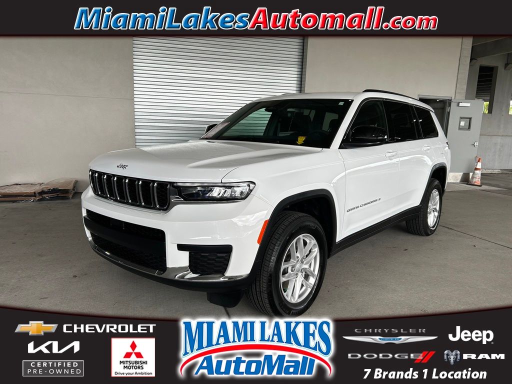 Bright White Clearcoat 2025 Jeep Grand Cherokee L SUV / Crossover Four-Wheel Drive 8-Speed Automatic