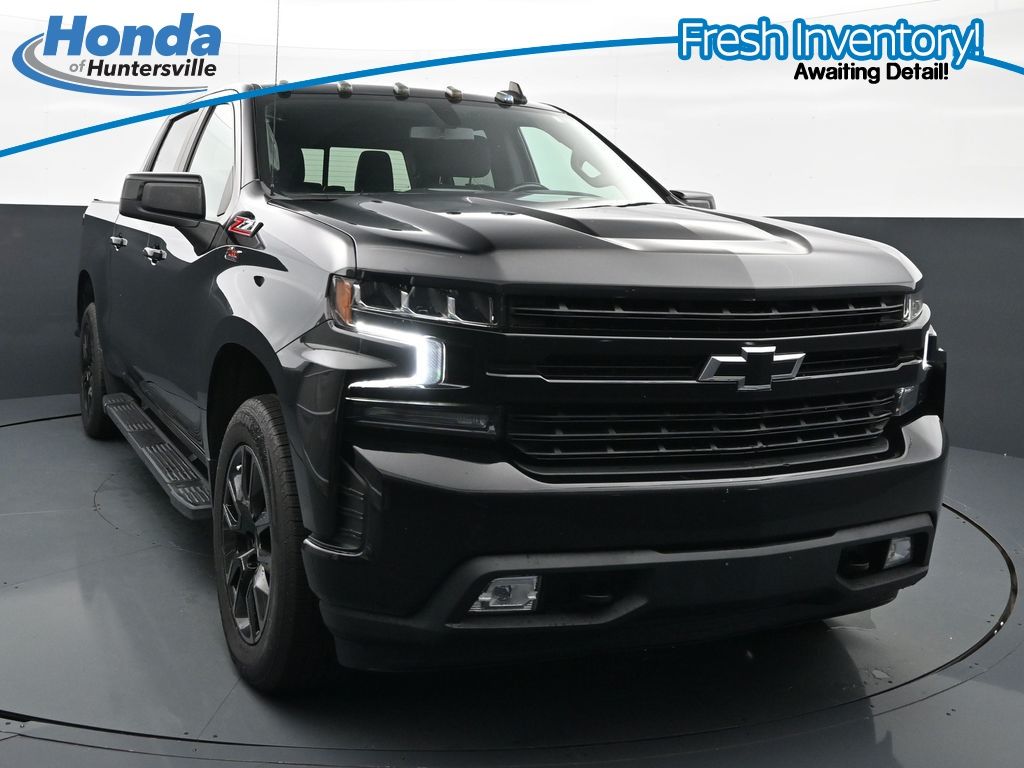 Black 2021 Chevrolet Silverado 1500 Pickup Truck Four-Wheel Drive 8-Speed Automatic