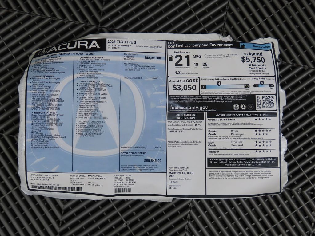 Thumbnail: 2025 Acura TLX - 9