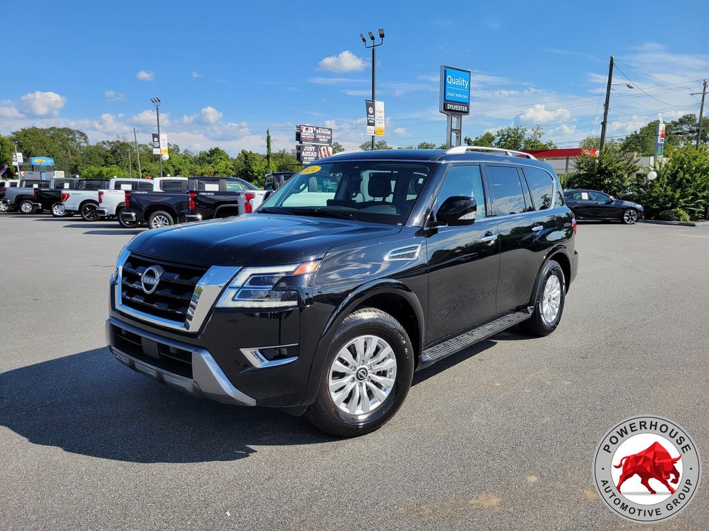 Super Black 2024 Nissan Armada SUV / Crossover Four-Wheel Drive 7-Speed Automatic