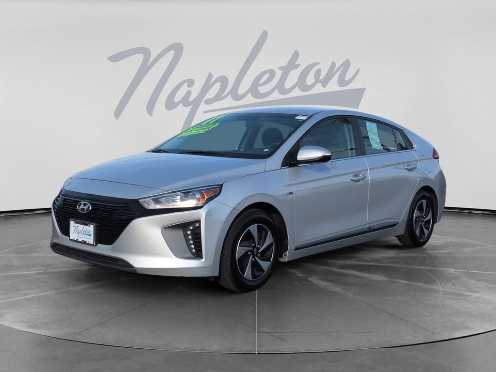 Symphony Air Silver 2017 Hyundai Ioniq Hybrid Hatchback Front-Wheel Drive 6-Speed Dual Clutch