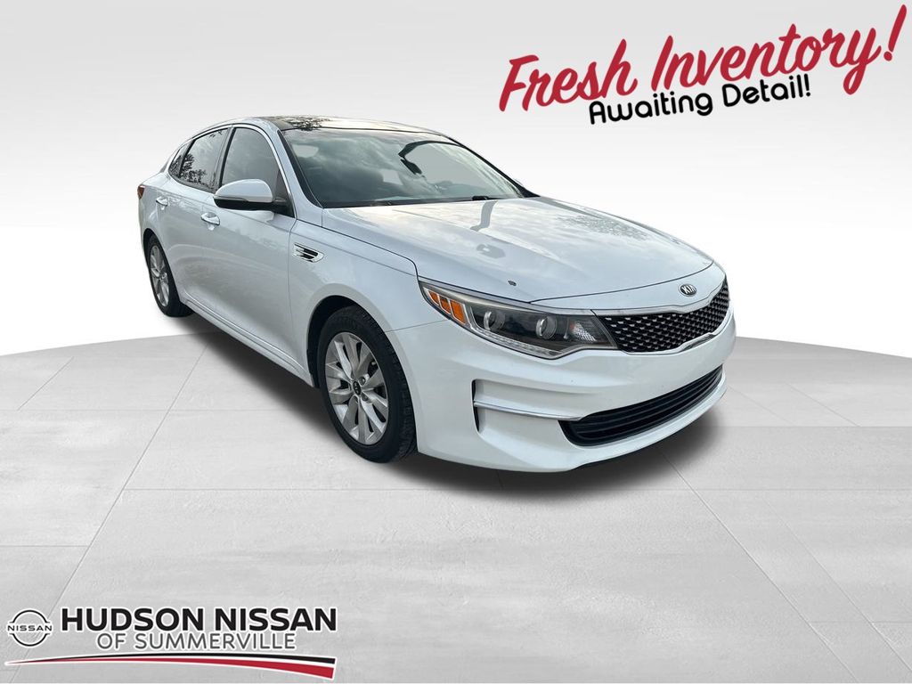 2016 Snow White Pearl Kia Optima EX FWD Sedan