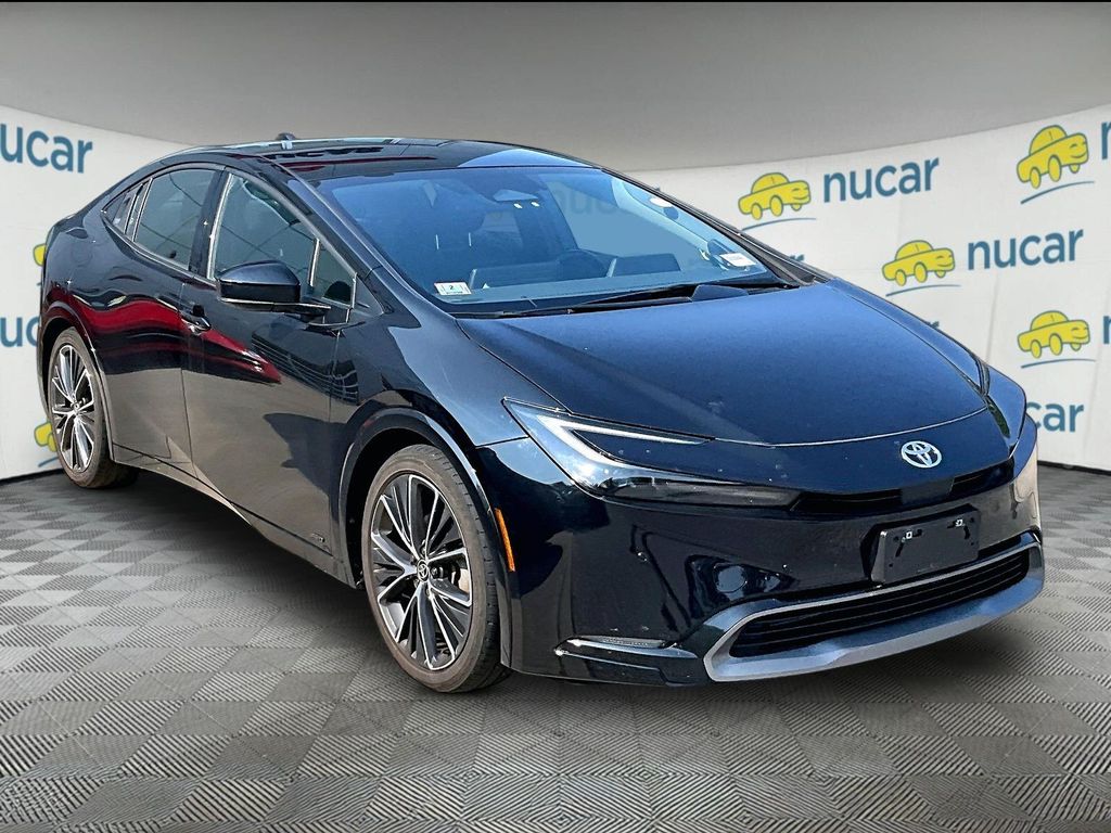Midnight Black Metallic 2024 Toyota Prius Hatchback All-Wheel Drive Continuously Variable Transmission