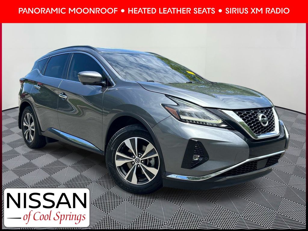 Gray (Gun Metallic) 2020 Nissan Murano SUV / Crossover Front-Wheel Drive Continuously Variable Transmission