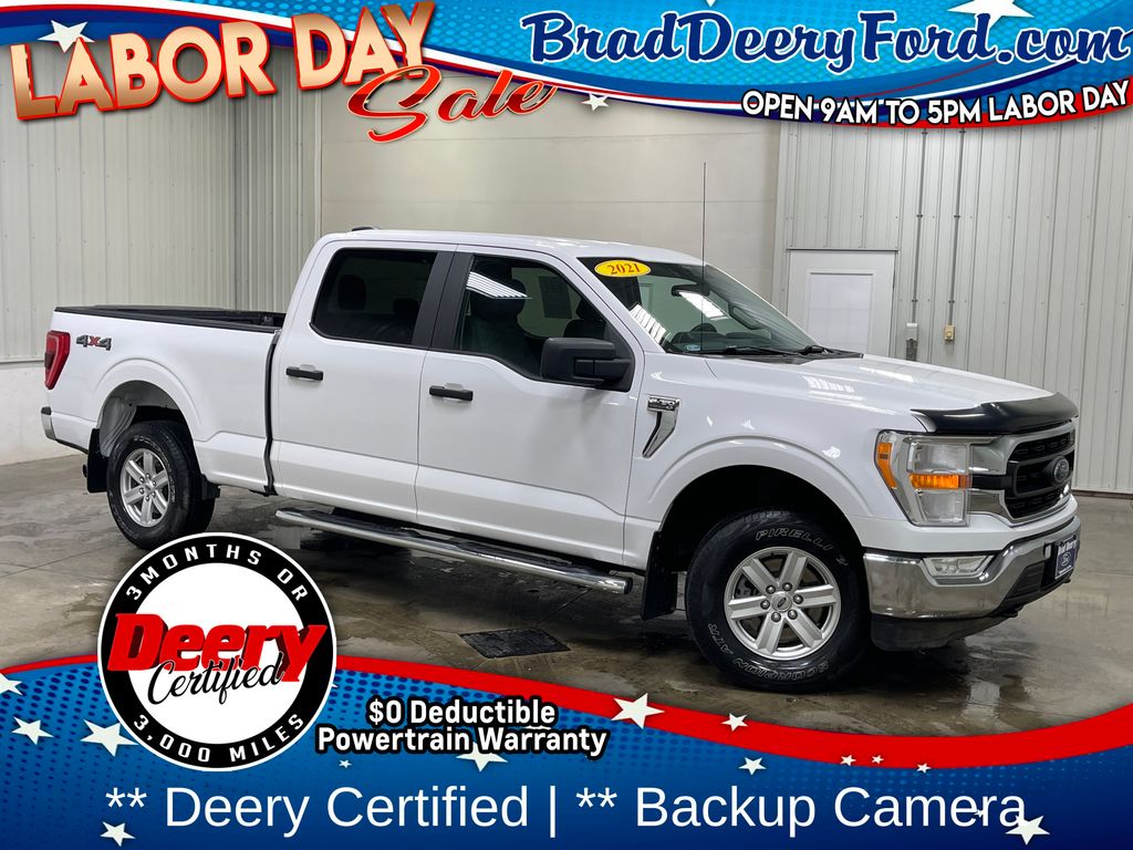 Oxford White 2021 Ford F-150 Pickup Truck Four-Wheel Drive Automatic