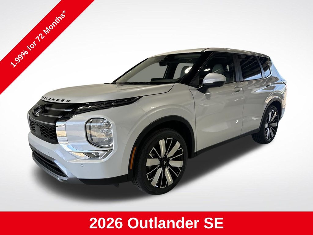 White 2026 Mitsubishi Outlander SUV / Crossover Front-Wheel Drive Continuously Variable Transmission