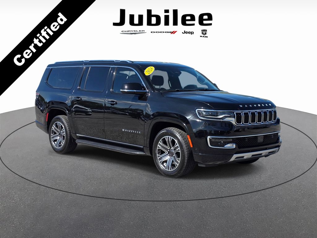 Diamond Black Crystal Pearlcoat 2024 Jeep Wagoneer L Series II RWD SUV / Crossover 4X2 8-Speed Automatic