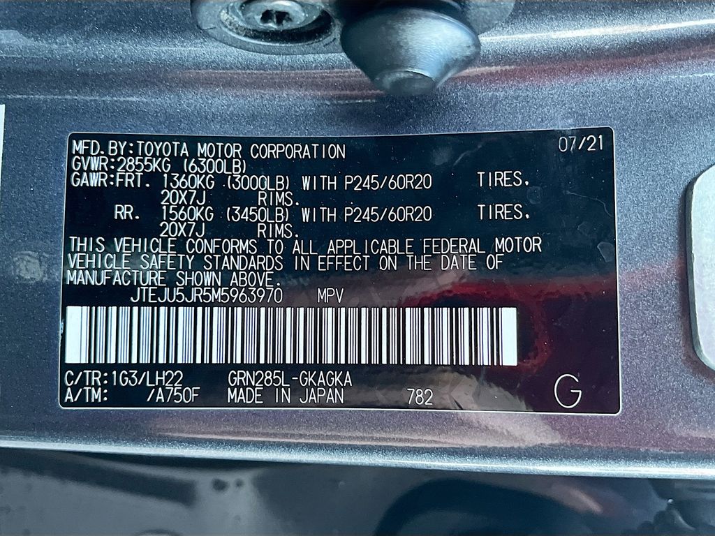 Used 2021 Gray Toyota Nightshade image 31