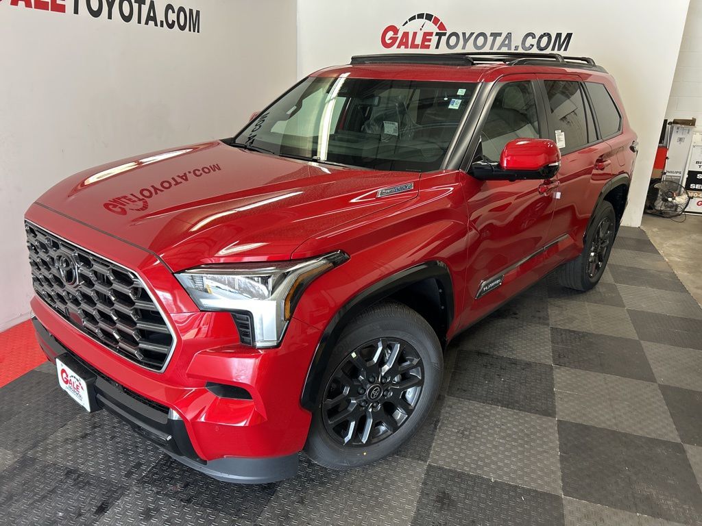 Red 2026 Toyota Sequoia Platinum 4WD SUV / Crossover Four-Wheel Drive Automatic
