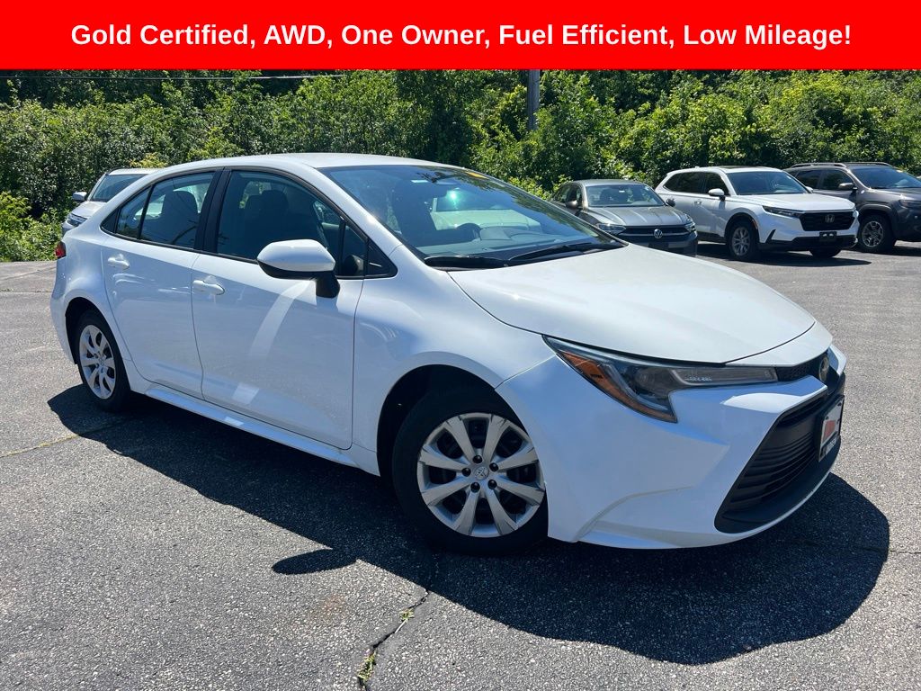 Ice Cap 2023 Toyota Corolla Sedan Front-Wheel Drive Continuously Variable Transmission