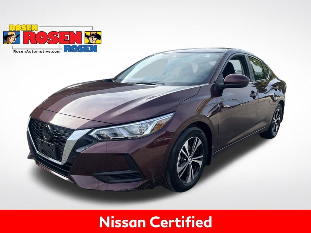 Rosewood Metallic 2023 Nissan Sentra Sedan Front-Wheel Drive Continuously Variable Transmission