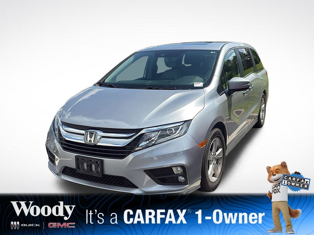 Silver 2019 Honda Odyssey Minivan Front-Wheel Drive 9-Speed Automatic