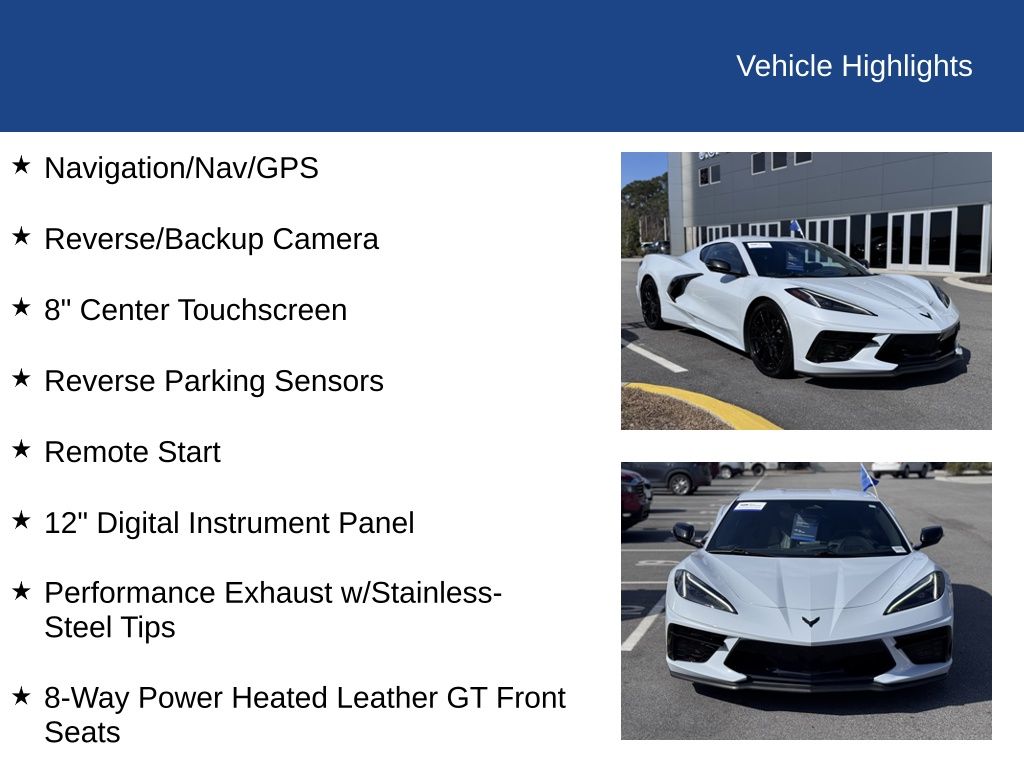 2024 Chevrolet Corvette Stingray RWD Coupe 1LT