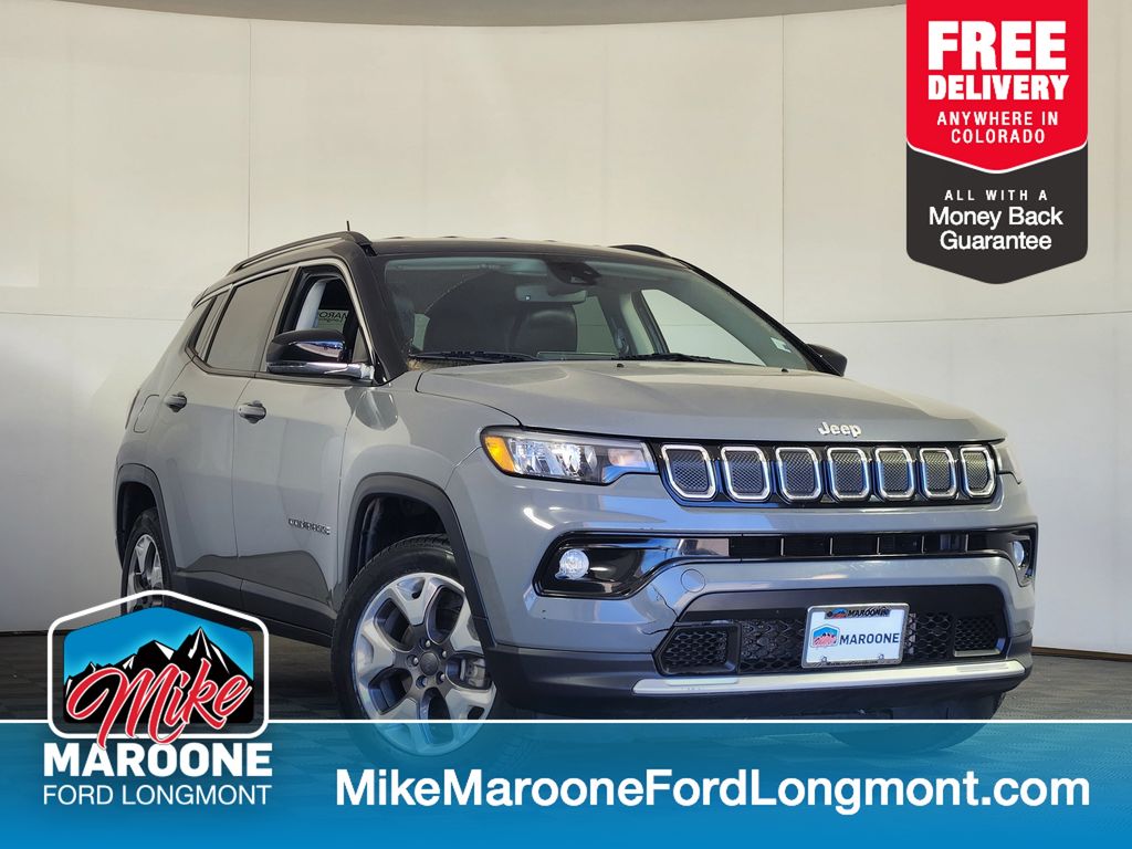Sting-Gray Clearcoat 2022 Jeep Compass SUV / Crossover Four-Wheel Drive 9-Speed Automatic