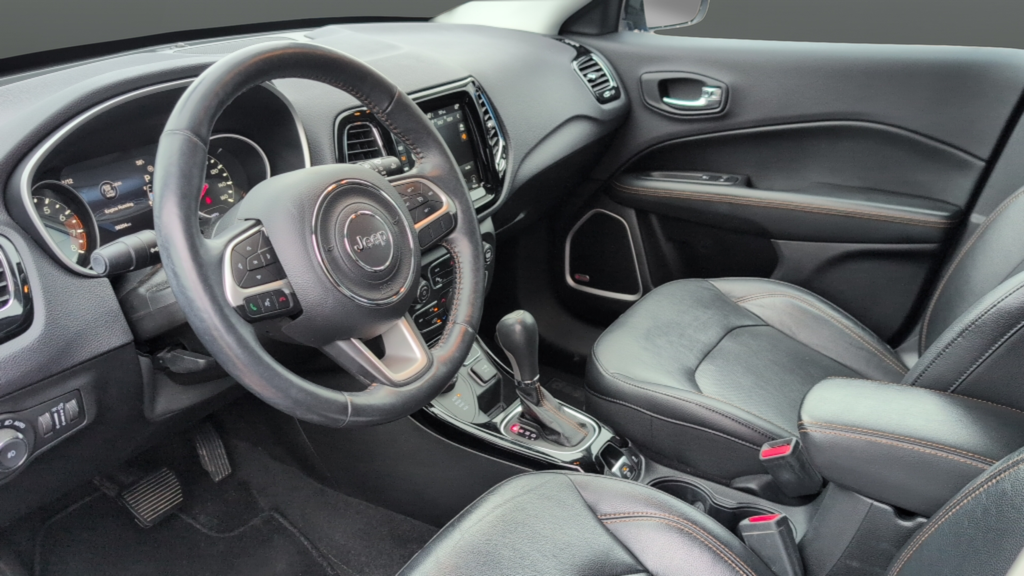 Laser Blue Pearlcoat 2017 Jeep Compass SUV / Crossover Four-Wheel Drive 9-Speed Automatic
