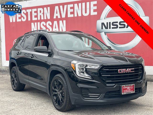 Black (Ebony Twilight Metallic) 2022 GMC Terrain SLE AWD SUV / Crossover All-Wheel Drive 9-Speed Automatic
