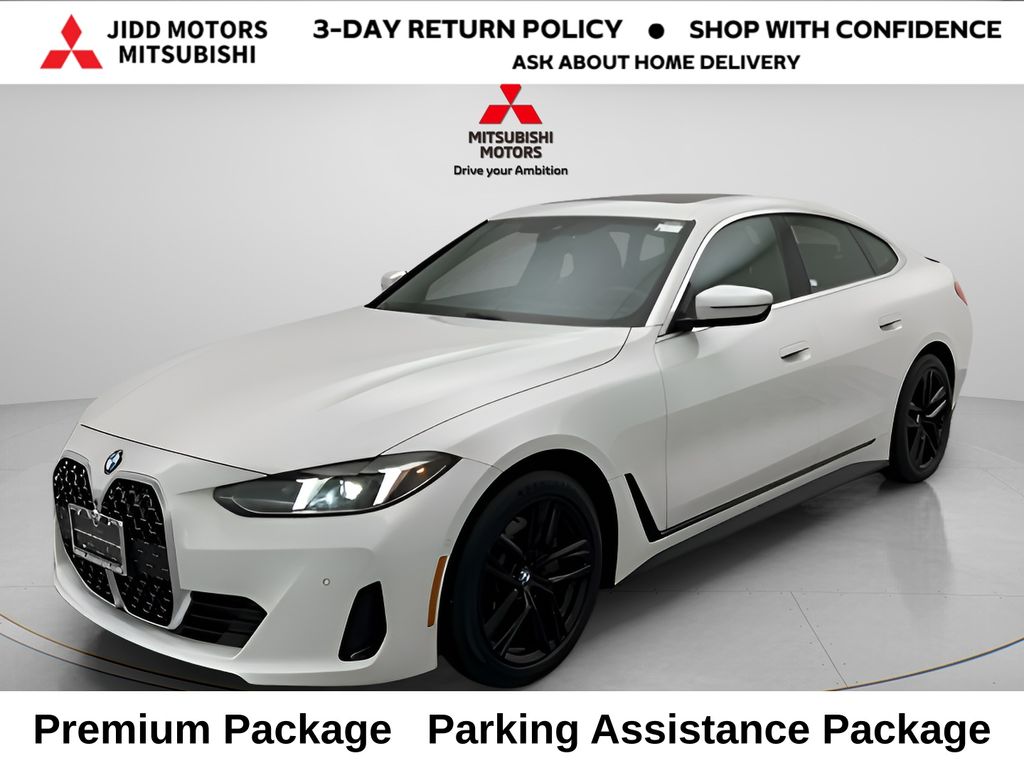 White 2025 BMW 4 Series 430i Gran Coupe xDrive Sedan All-Wheel Drive 8-Speed Automatic