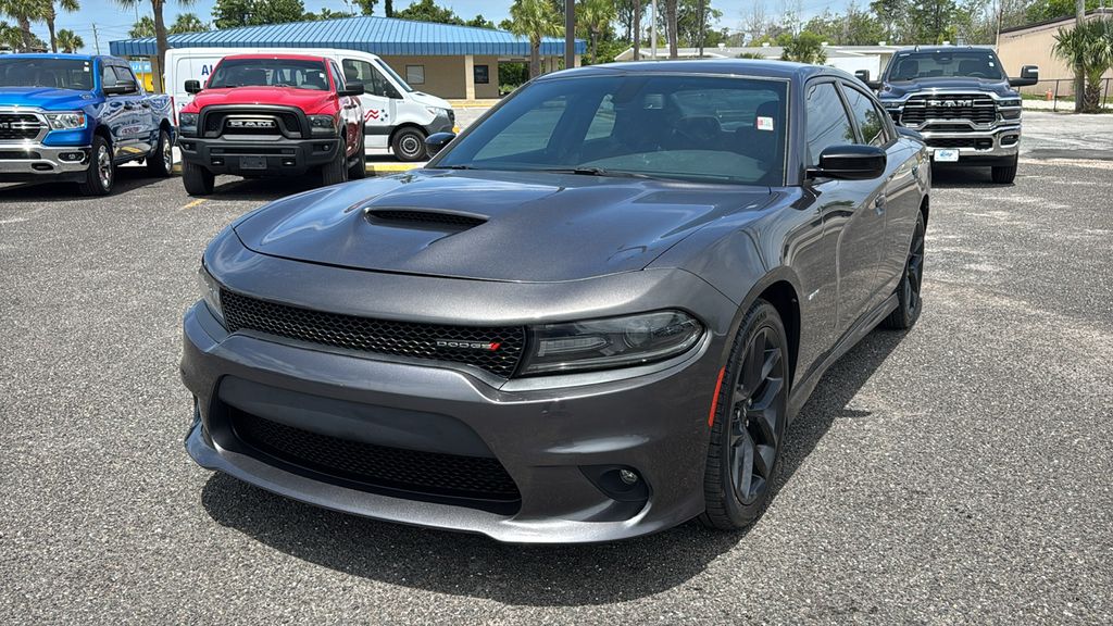 Gray (Granite Crystal Metallic Clearcoat) 2019 Dodge Charger R/T RWD Sedan Rear-Wheel Drive 8-Speed Automatic