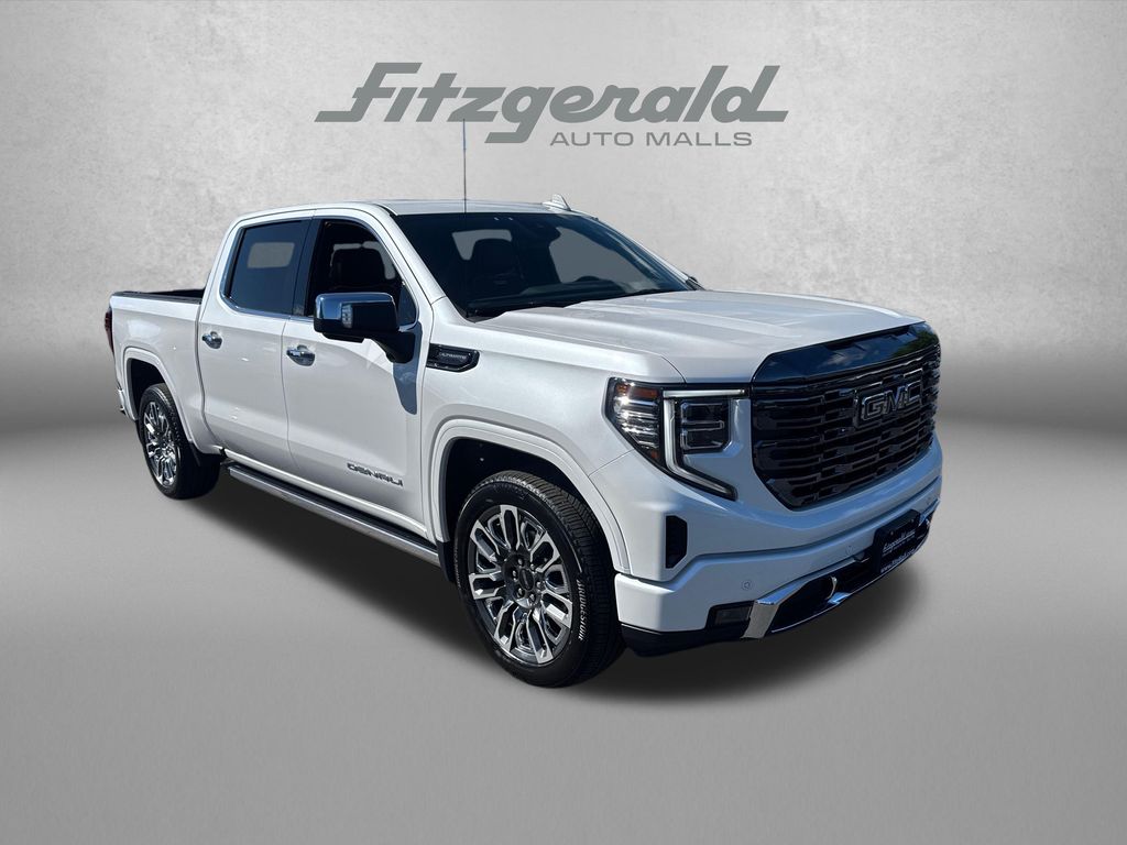 White Frost Tricoat 2024 GMC Sierra 1500 Pickup Truck Four-Wheel Drive Automatic