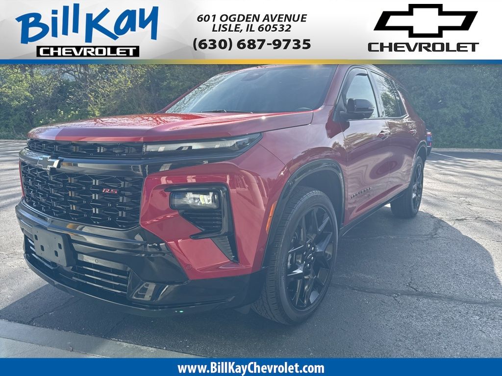 Radiant Red Tintcoat 2024 Chevrolet Traverse RS AWD SUV / Crossover Four-Wheel Drive 8-Speed Automatic