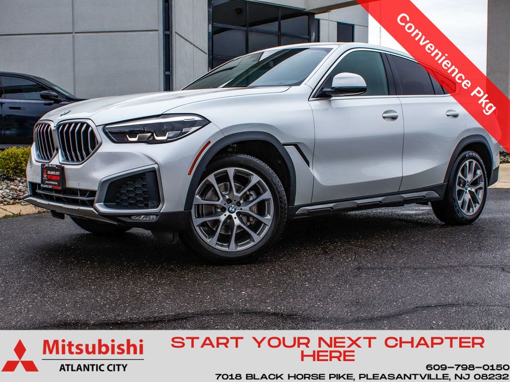 Mineral White Metallic 2020 BMW X6 SUV / Crossover All-Wheel Drive 8-Speed Automatic