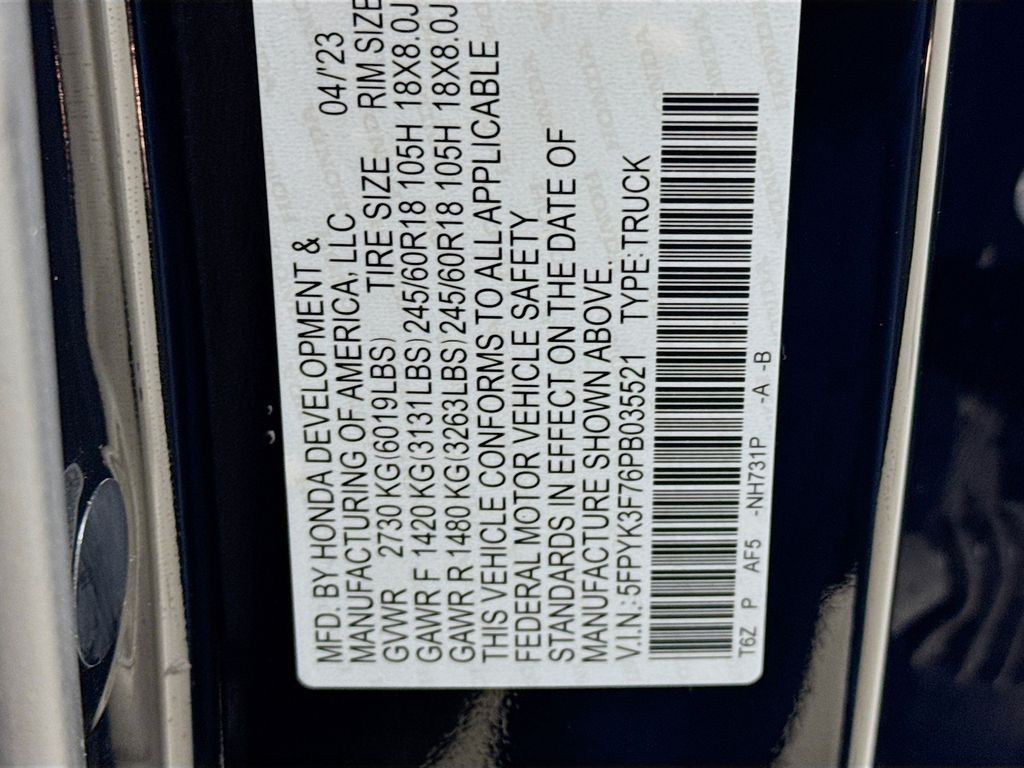 Used Car 2023 Honda Ridgeline  Rtl-e For Sale Under $35,000 In Austin, Texas
