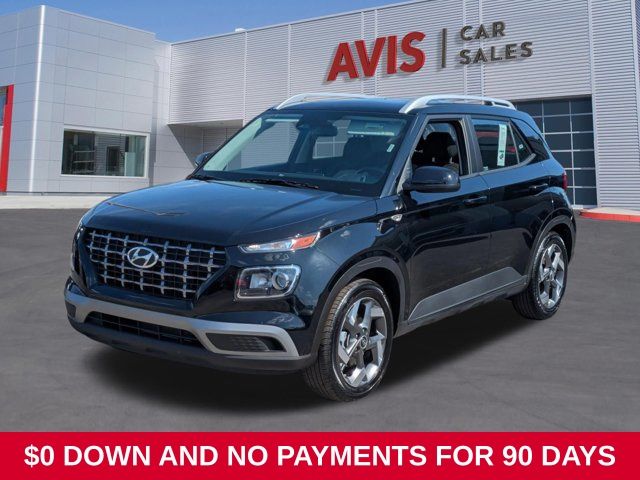 Onyx Black 2025 Hyundai Venue SUV / Crossover Front-Wheel Drive Continuously Variable Transmission