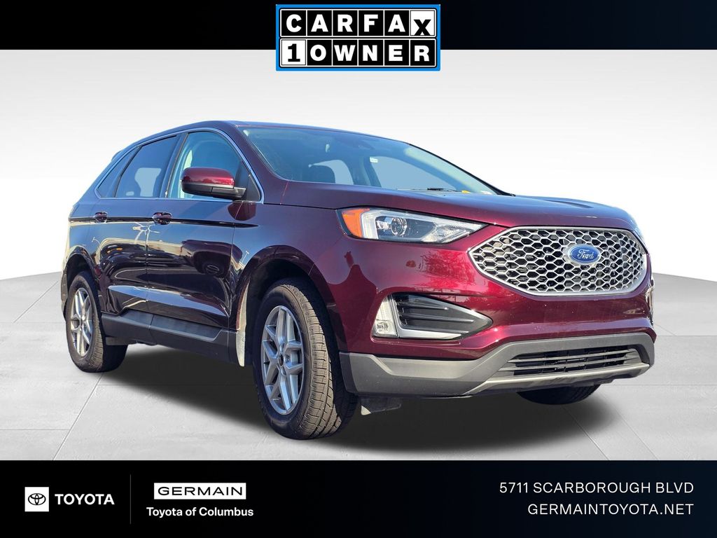 Red (Burgundy) 2024 Ford Edge SUV / Crossover All-Wheel Drive 8-Speed Automatic